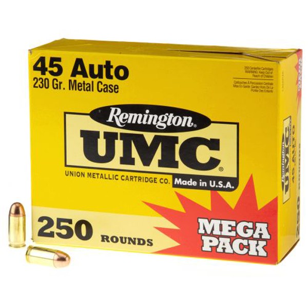 REM UMC 45ACP 230GR FMJ 250 - Taurus Savings